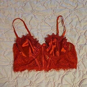 Red Lace Bralette